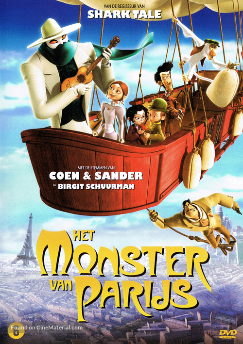 Un monstre &agrave; Paris - Dutch DVD movie cover