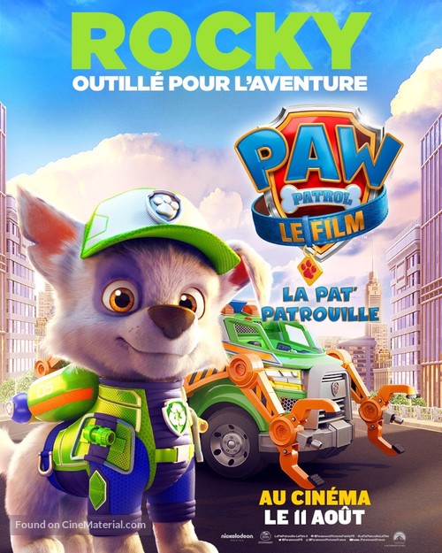 Paw Patrol: The Movie - French Movie Poster