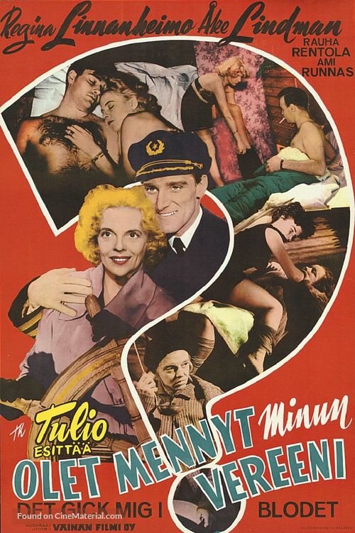 Olet mennyt minun vereeni - Finnish Movie Poster