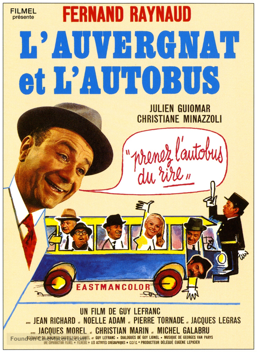 Auvergnat et l&#039;autobus, L&#039; - French Movie Poster