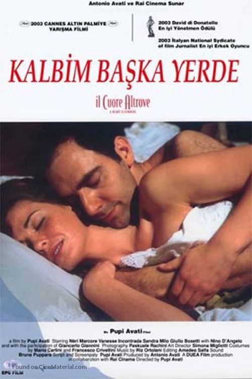 Il cuore altrove - Turkish poster