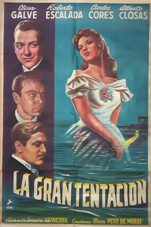La gran tentaci&oacute;n - Argentinian Movie Poster