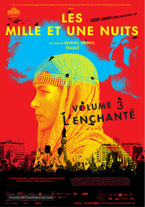 As Mil e Uma Noites: Volume 3, O Encantado - Belgian Movie Poster