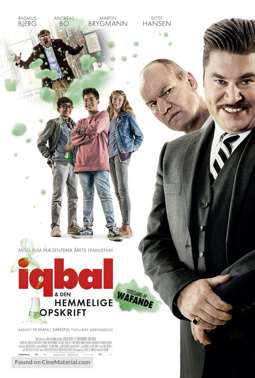 Iqbal &amp; den hemmelige opskrift - Danish Movie Poster