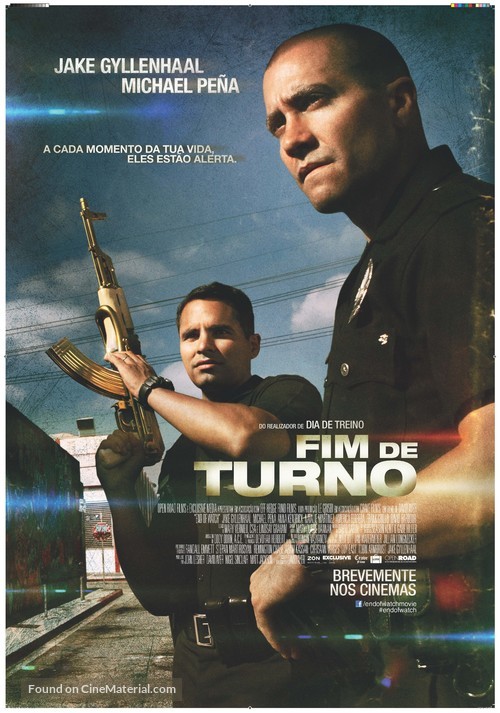 End of Watch - Portuguese Movie Poster
