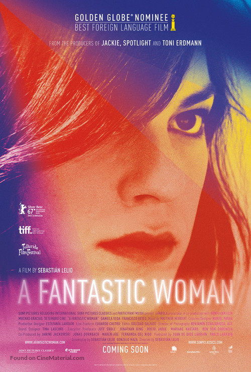 Una mujer fant&aacute;stica - British Movie Poster