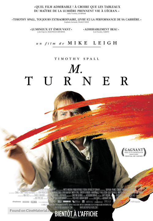 Mr. Turner - Canadian Movie Poster