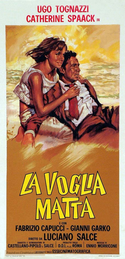 La voglia matta - Italian Movie Poster