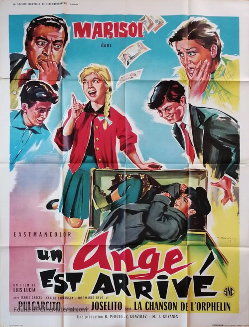 Ha llegado un &aacute;ngel - French Movie Poster