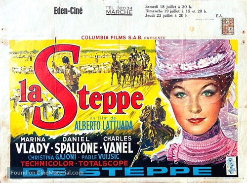 La steppa - Belgian Movie Poster