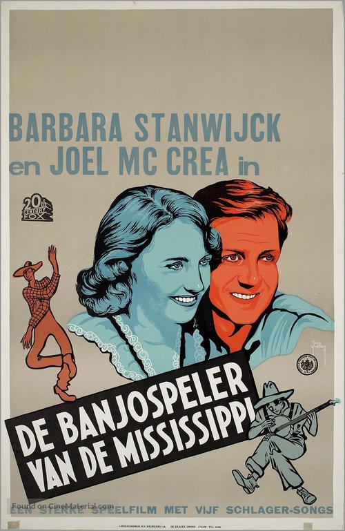 Banjo on My Knee - Dutch Movie Poster
