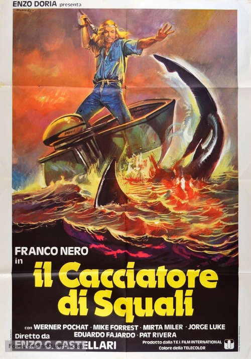 Cacciatore di squali, Il - Italian Movie Poster