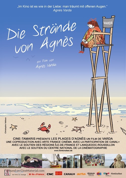 Les plages d&#039;Agn&egrave;s - German Movie Poster