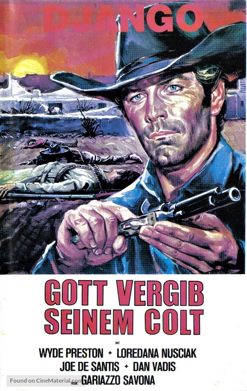 Dio perdoni la mia pistola - German VHS movie cover