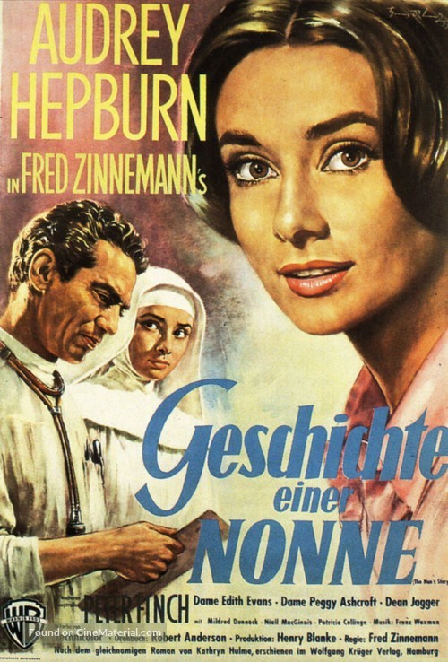 The Nun&#039;s Story - German Movie Poster
