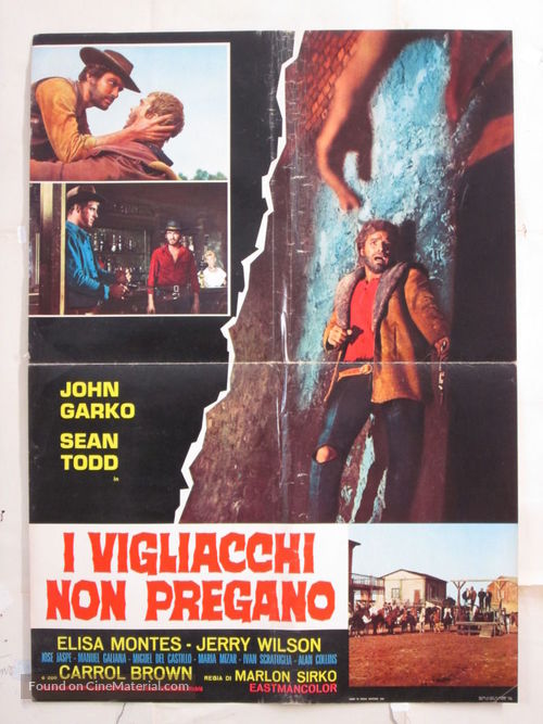 I vigliacchi non pregano - Italian Movie Poster