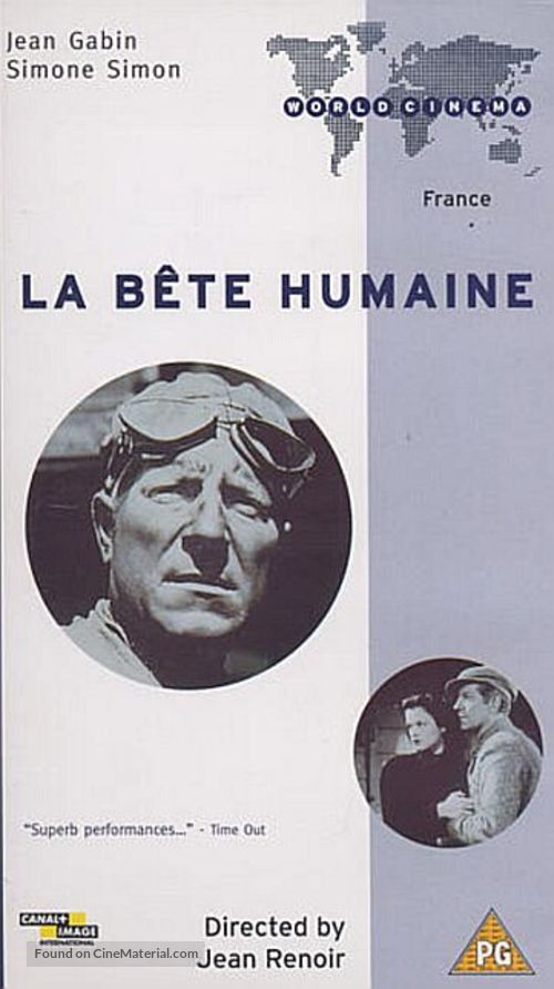 La b&ecirc;te humaine - French VHS movie cover