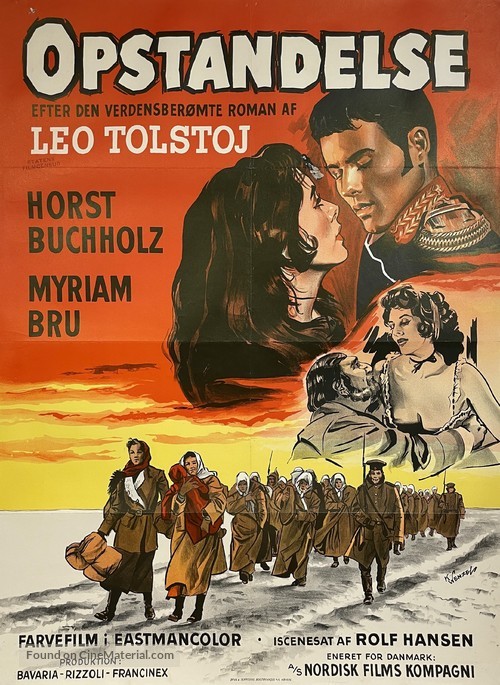 Auferstehung - Danish Movie Poster