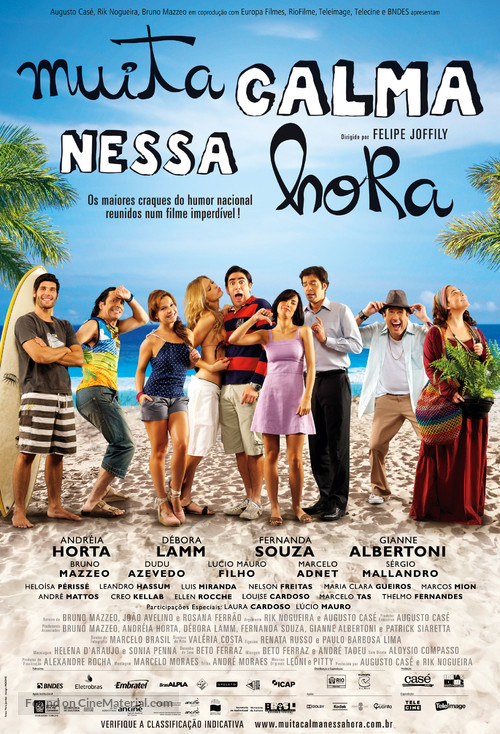 Muita Calma Nessa Hora - Brazilian Movie Poster