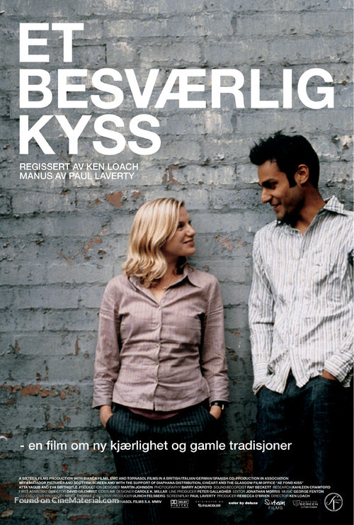 Ae Fond Kiss... - Norwegian Movie Poster