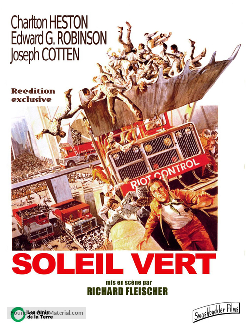 Soylent Green - French Re-release movie poster