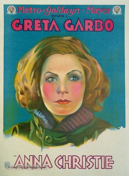 Anna Christie - Argentinian Movie Poster