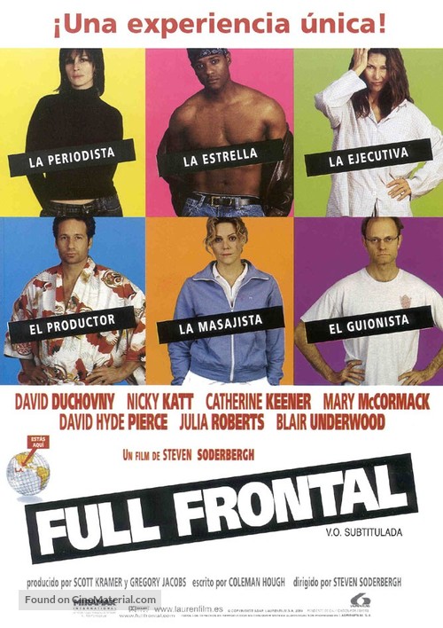 Full Frontal - Spanish Movie Poster