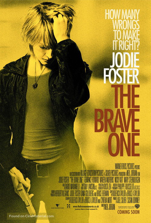 The Brave One - British Movie Poster