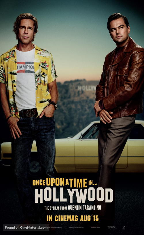 Once Upon a Time in Hollywood - Singaporean Movie Poster