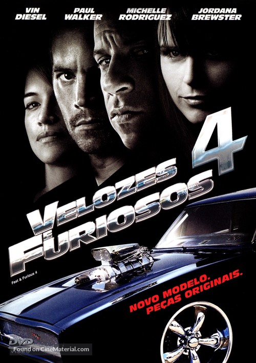Fast &amp; Furious - Brazilian DVD movie cover