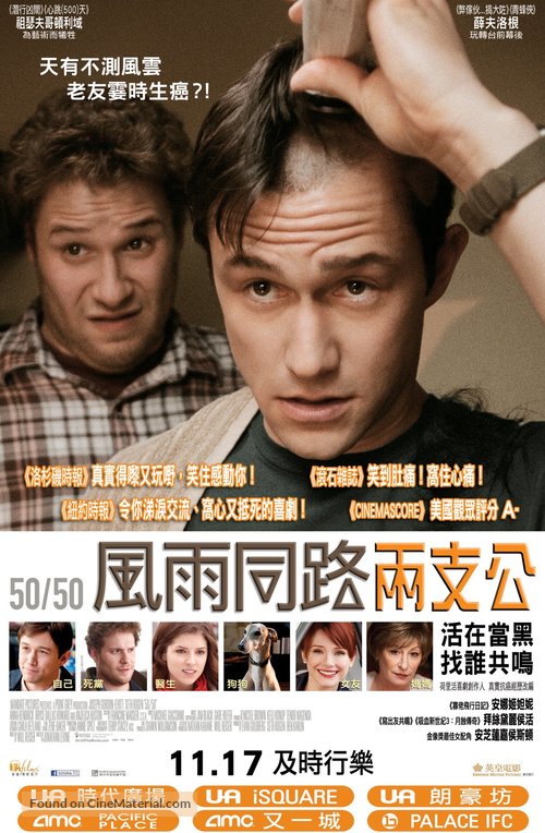 50/50 - Hong Kong Movie Poster