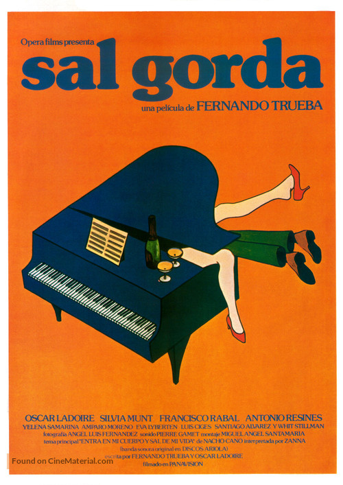 Sal gorda (1984) Spanish movie poster