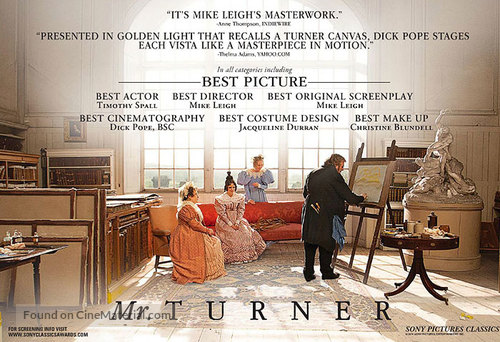 Mr. Turner - For your consideration movie poster