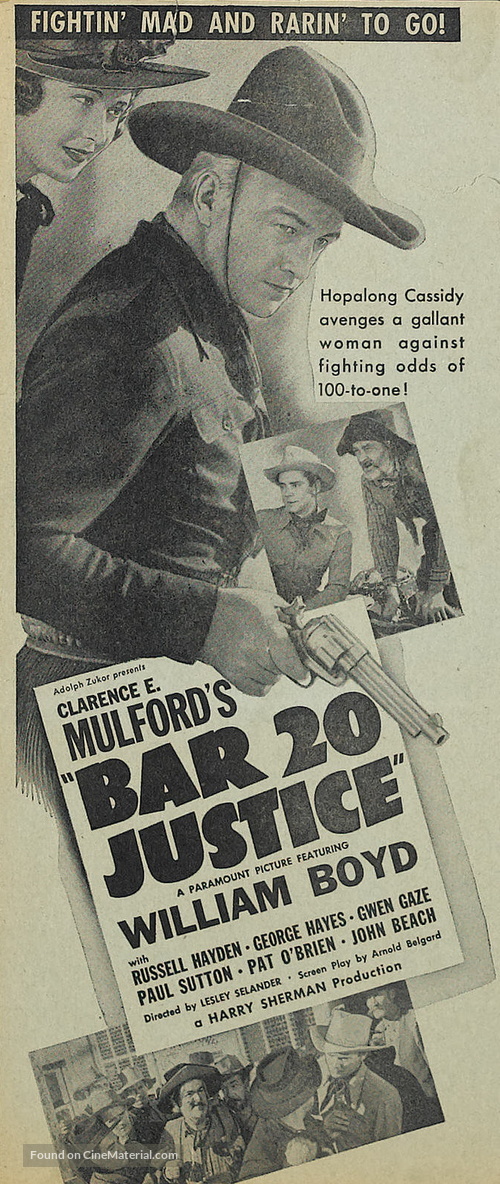 Bar 20 Justice - poster