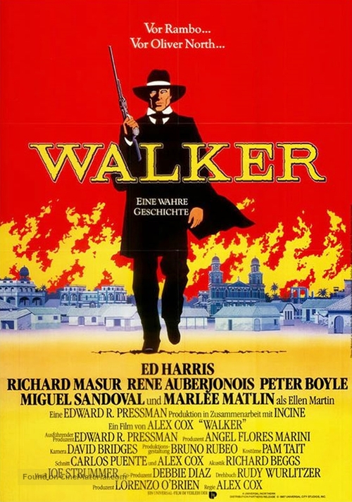 Walker - German Movie Poster