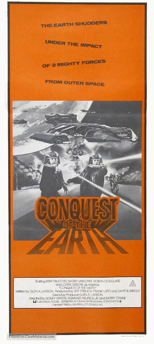 Conquest of the Earth - Australian Movie Poster