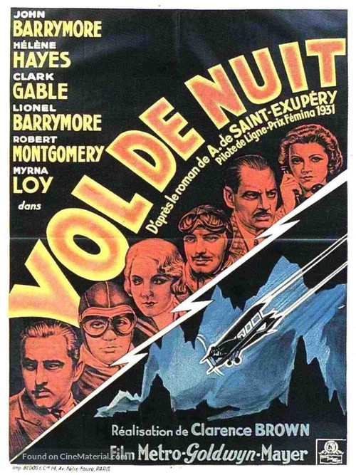 Night Flight - French Movie Poster
