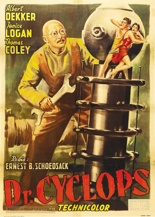 Dr. Cyclops - Italian Movie Poster