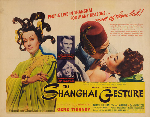 The Shanghai Gesture - Movie Poster