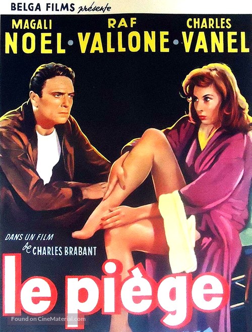 Le pi&egrave;ge - Belgian Movie Poster
