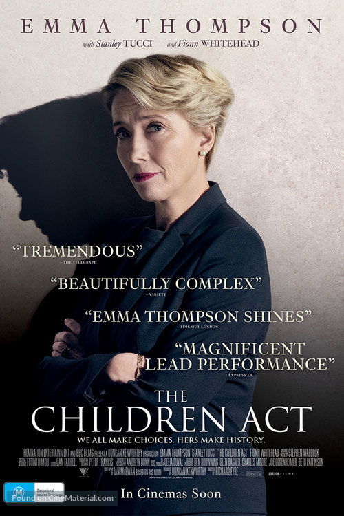 The Children Act - Australian Movie Poster