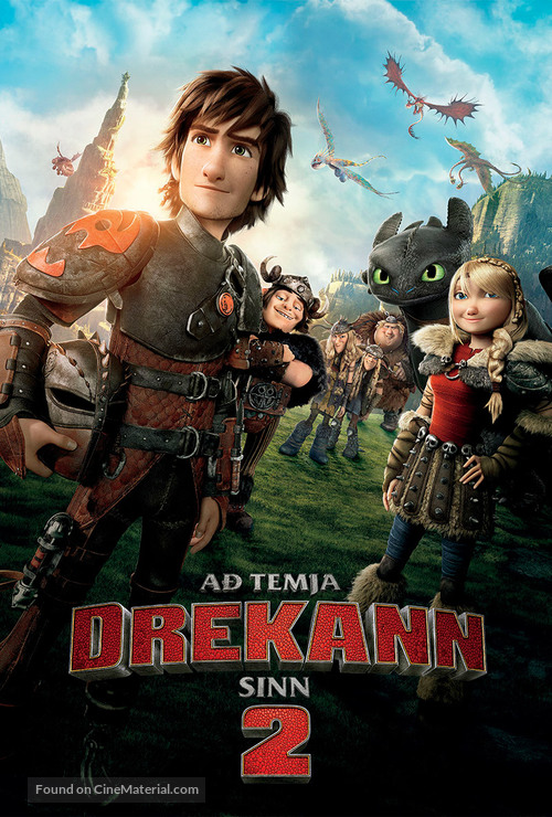How to Train Your Dragon 2 - Icelandic Movie Poster