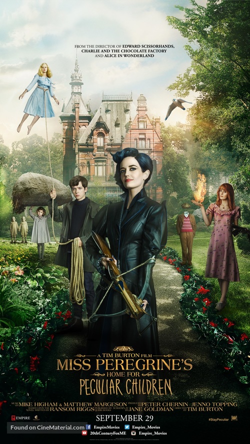 Miss Peregrine&#039;s Home for Peculiar Children - Lebanese Movie Poster