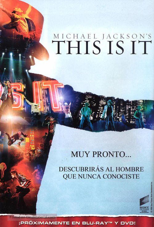 This Is It - Argentinian Video release movie poster