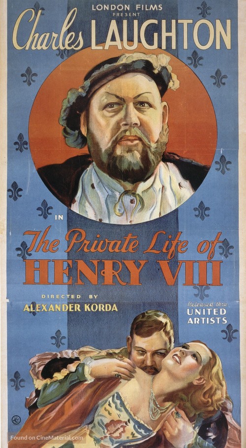 The Private Life of Henry VIII. - Theatrical movie poster