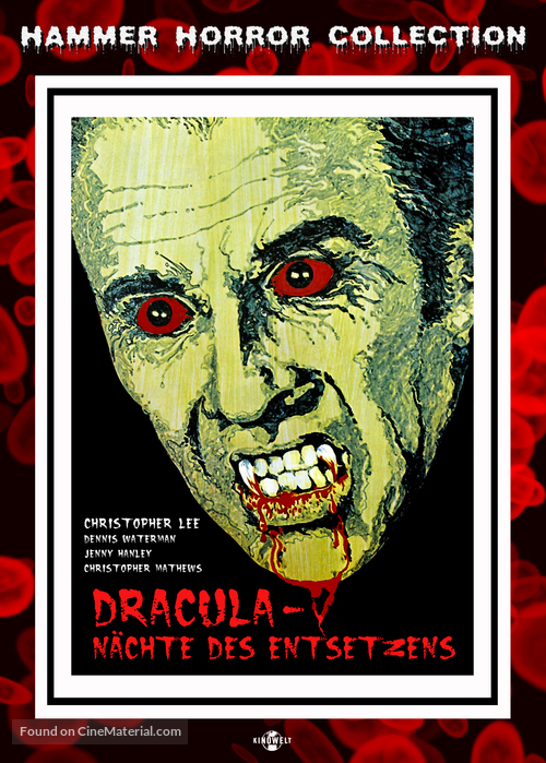 Scars of Dracula - German Movie Cover