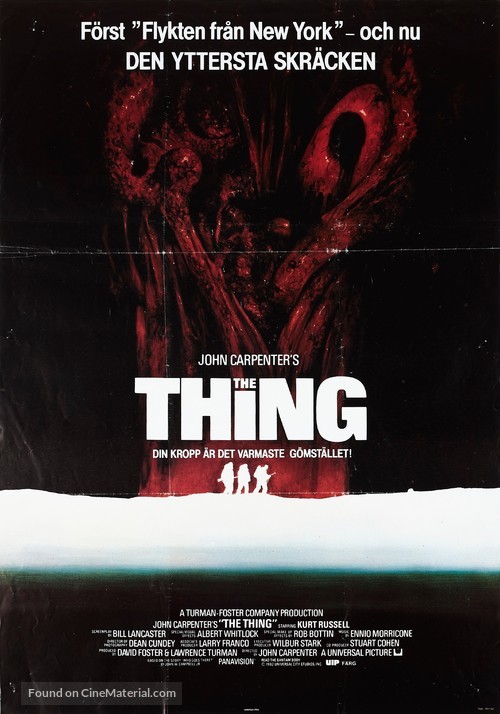 The Thing - Swedish Movie Poster