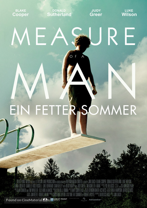 Measure of a Man - German Movie Poster