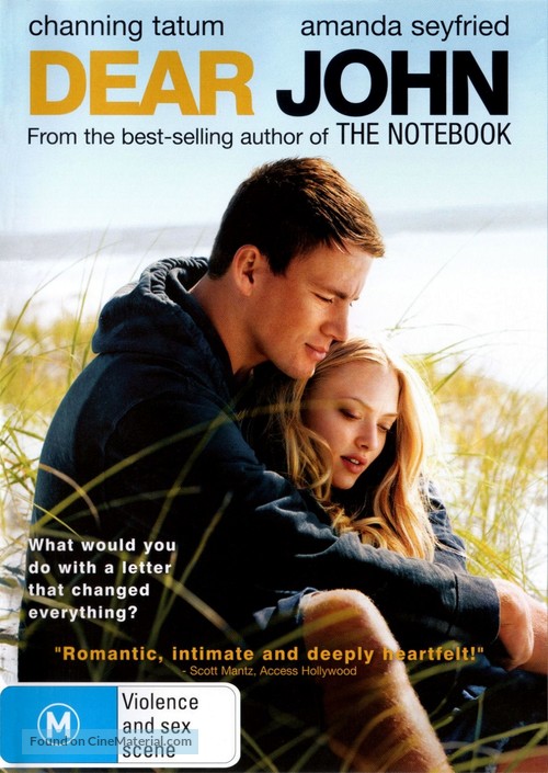 Dear John - Australian DVD movie cover