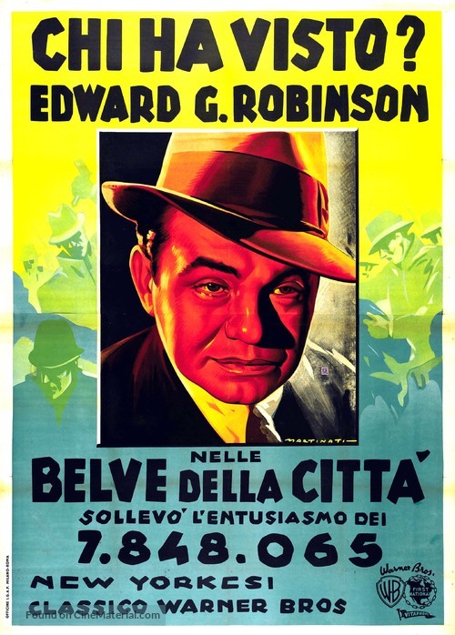 Bullets or Ballots - Italian Movie Poster